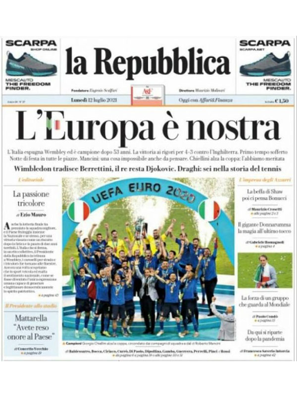 La Repubblica in the USA with North East Media